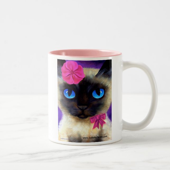 Siamese Cat Painting Mug - 155 Charming (Right)