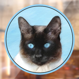 Siamese Cat Painting Original Animal Art