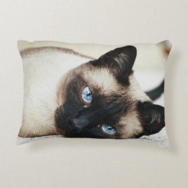 Siamese Cat Pillow (Back)