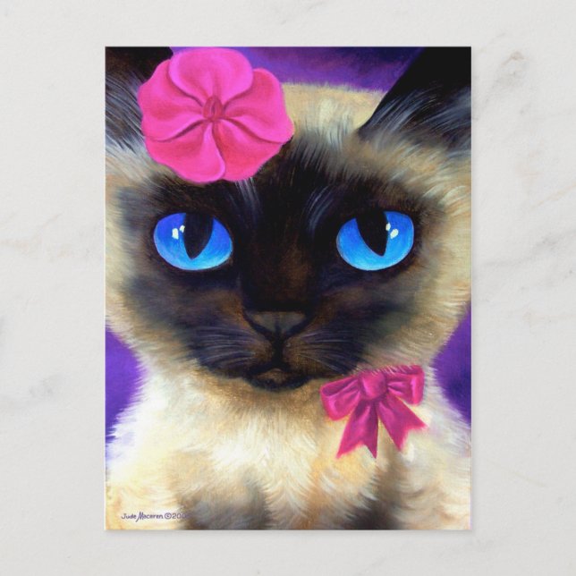 Siamese Cat Post Card - 155 Charming (Front)