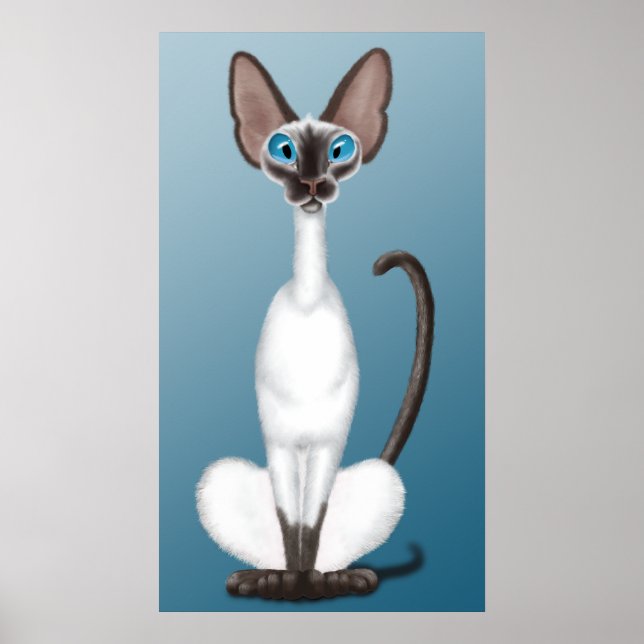 Siamese Cat Poster (Front)