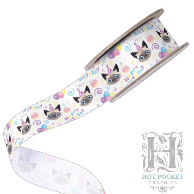 Siamese Cat Satin Ribbon (Creator Uploaded)