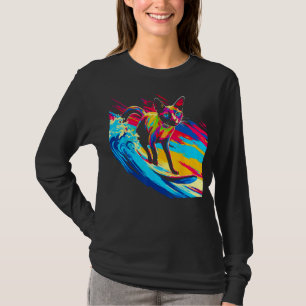 Siamese Cat Surf T-Shirt