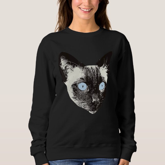 Siamese Cat Sweatshirt (Front)