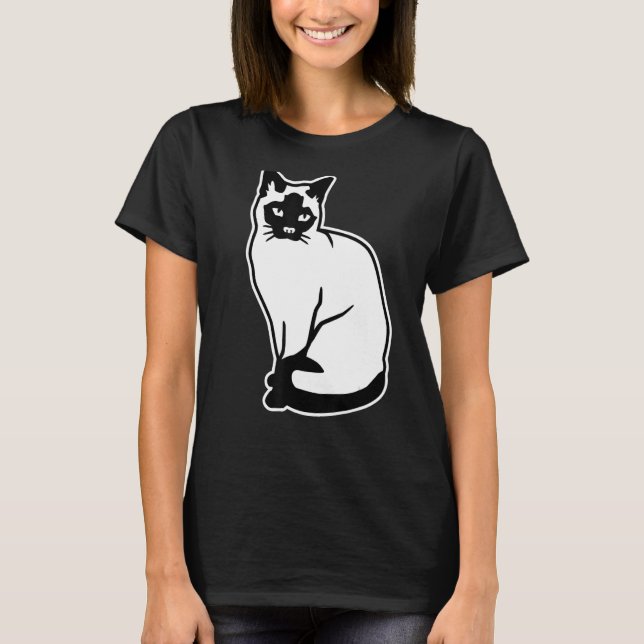 Siamese cat T-Shirt (Front)