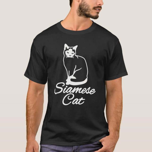 Siamese Cat T-Shirt (Front)