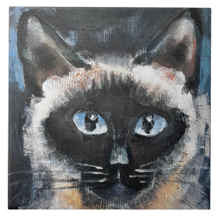 Siamese cat tile