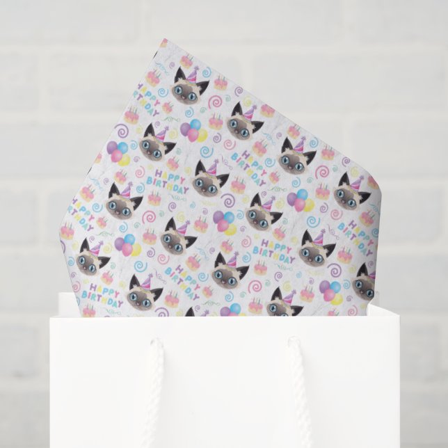 Siamese Cat Tissue Paper (Gift Bag)