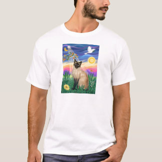 Siamese Cat - Twilght T-Shirt