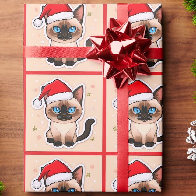 Siamese cat wrapping paper (Creator Uploaded)