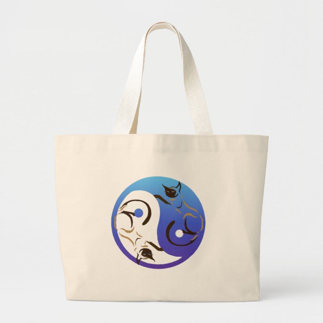 Siamese Cat Yin and Yang Bag (Front)