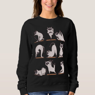 Siamese Cat Yoga Sweatshirt