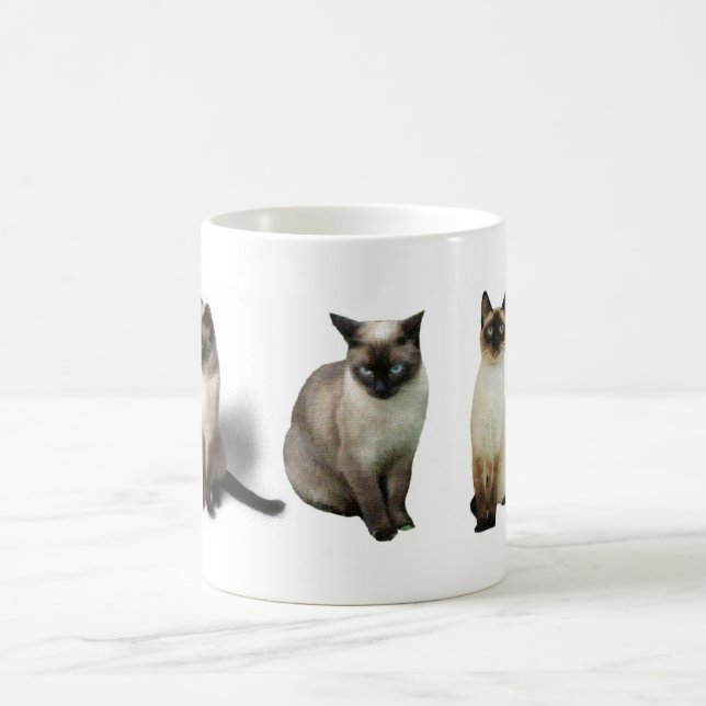 Siamese Cats Coffee Mug (Center)