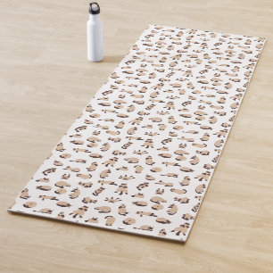 Siamese cats doing yoga Yoga Mat