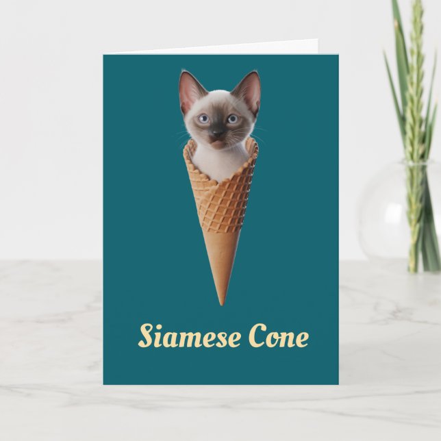 Siamese Cone Card (Front)
