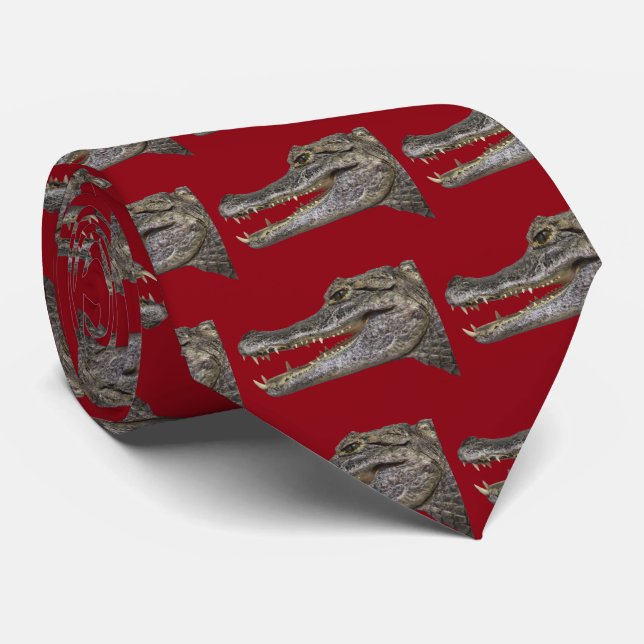 Siamese crocodile tie (Rolled)