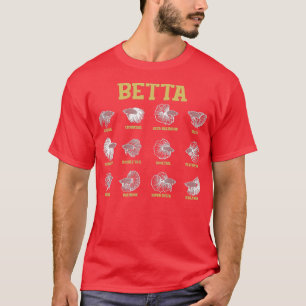 Siamese Fighting Fish Lover Aquarium Keeper Betta T-Shirt