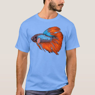 Siamese fighting fish ornamental fish fish gift 1 T-Shirt