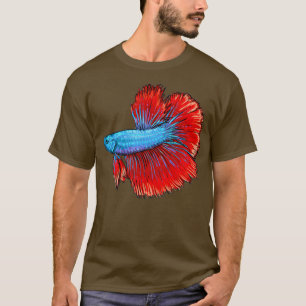 Siamese fighting fish ornamental fish fish gift 6 T-Shirt