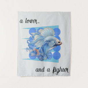 "Siamese Fighting Fish"  Tapestry