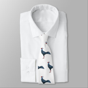 Siamese fireback bird cartoon illustration tie