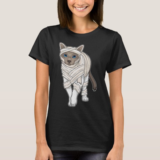 Siamese Halloween Mommy T-Shirt (Front)