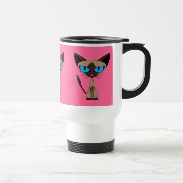 Siamese If You Please - Travel Mug (Right)