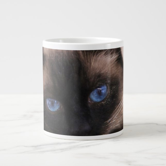Siamese Kitten Sweetie Large Coffee Mug (Front)