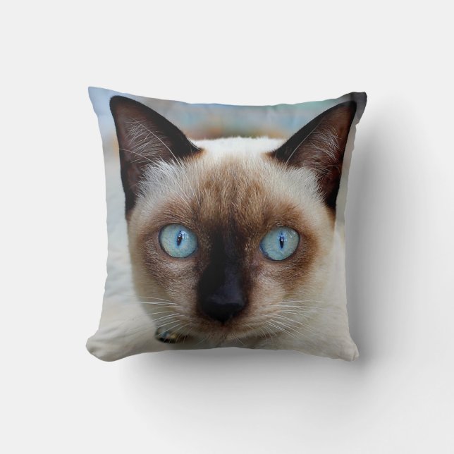 Siamese Kitty Face Cushion (Front)
