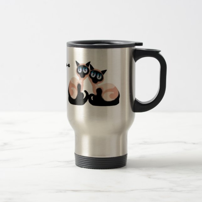 Siamese Love Travel Mug (Right)