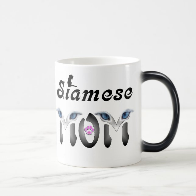 Siamese Mum Gifts Magic Mug (Right)