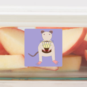Siamese Rat with Birthday Cake