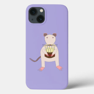 Siamese Rat with Birthday Cake iPhone 13 Case