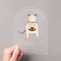 Siamese Rat with Birthday Cake Custom