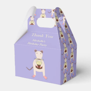 Siamese Rat with Birthday Cake Custom Favour Box