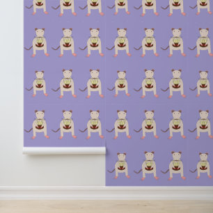 Siamese Rat with Birthday Cake Wallpaper