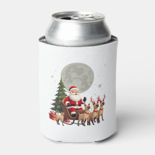 Siamese Reindeer Christmas Siamese Cat Lover Gifts Can Cooler