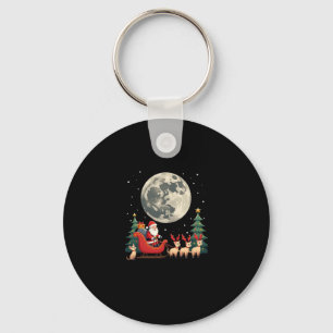 Siamese Reindeer Christmas Siamese Cat Lover Gifts Key Ring