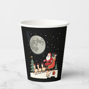 Siamese Reindeer Christmas Siamese Cat Lover Gifts Paper Cups