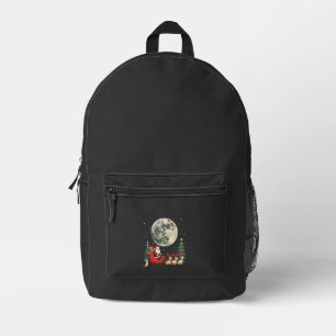 Siamese Reindeer Christmas Siamese Cat Lover Gifts Printed Backpack