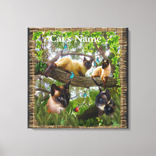 Siamese Sophie Canvas Print