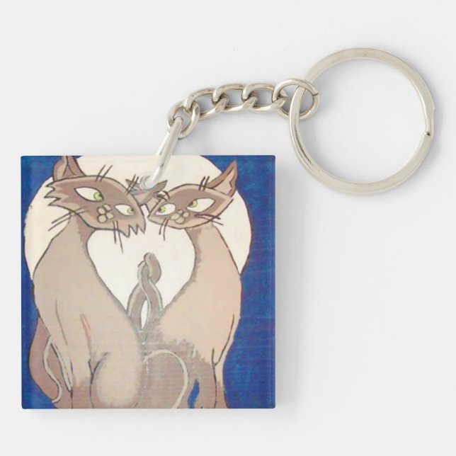 Siamese Style Keychain (Back)