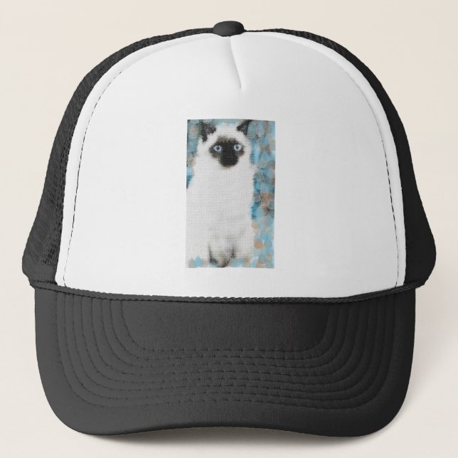 Siamese Trucker Hat (Front)