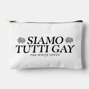 Siamo Tutti Gay - The White Lotus Accessory Pouch