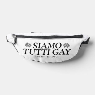 Siamo Tutti Gay - The White Lotus Bum Bags