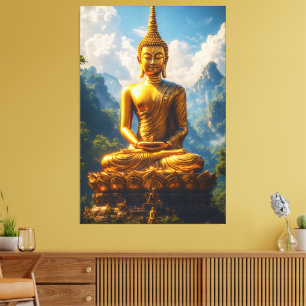 Siam's Golden Soul Canvas Print