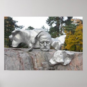 Sibelius monument, Helsinki, Finland Poster
