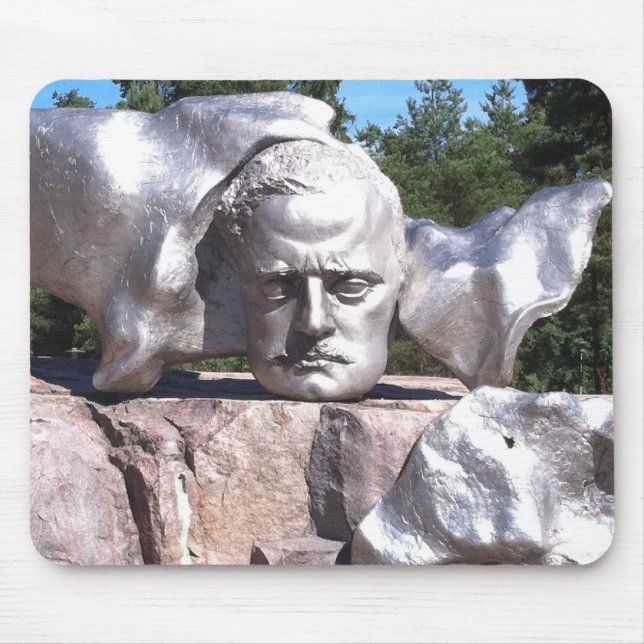Sibelius's Head Mouse Pad (Front)