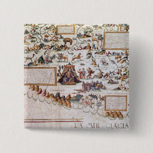 Siberia 15 Cm Square Badge