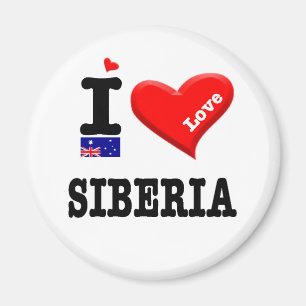 SIBERIA - I Love Magnet